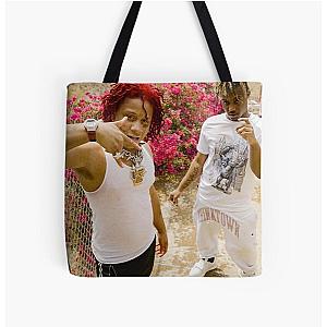 Trippie Redd Bags - Looking Red Hair All Over Print Tote Bag RB1602