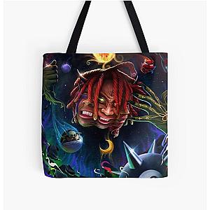 Trippie Redd Bags - the king Trippies All Over Print Tote Bag RB1602