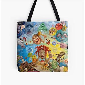 Trippie Redd Bags - LIFE'S A TRIP All Over Print Tote Bag RB1602