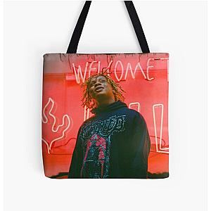 Trippie Redd Bags - night Red the light All Over Print Tote Bag RB1602