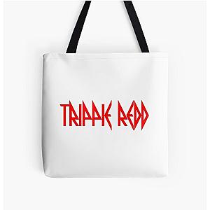 Trippie Redd Bags - Font Red All Over Print Tote Bag RB1602