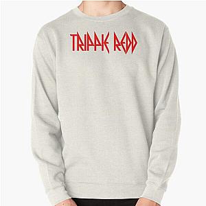 Trippie Redd Sweatshirts - Font Red Pullover Sweatshirt RB1602