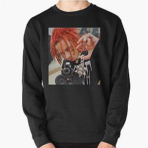 Trippie Redd Sweatshirts - Red hair style shoot Pullover Sweatshirt RB1602