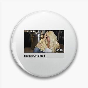 trisha paytas "i'm overwhelmed" tapestry Pin