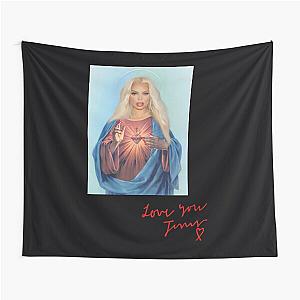 Trisha Paytas Jesus iPhone Case 	 Tapestry