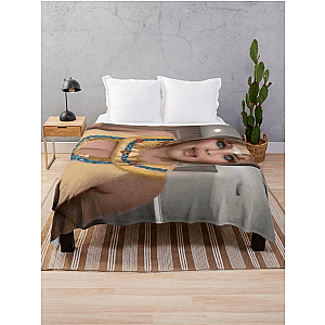 trisha paytas Cosplay Gold Hair Throw Blanket