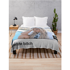 Trisha Paytas Desperate Bitch Throw Blanket