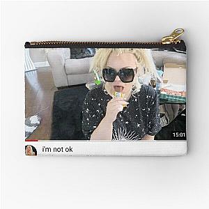 Trisha Paytas "Im Not Ok" Zipper Pouch