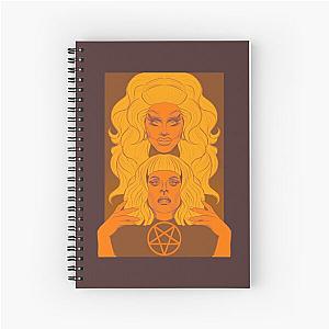 Trixie and Katya Orange Spiral Notebook