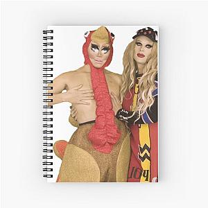 UNHhhh Thanksgiving Trixie and Katya Spiral Notebook