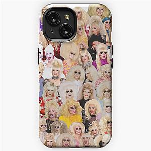 unhhhh trixie katya collage drag iPhone Tough Case