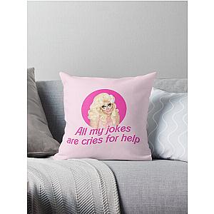 Trixie Jokes - Rupaul's Drag Race Throw Pillow