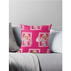 trixie mattel pattern box Throw Pillow