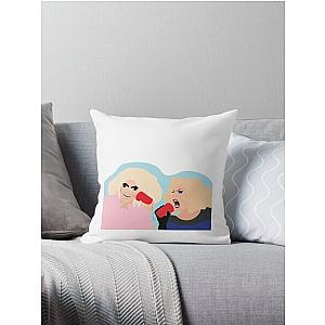 Trixie & Katya  Throw Pillow