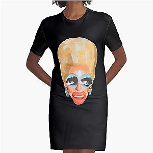 Trixie Mattel Merch Trixie Face Graphic T-Shirt Dress