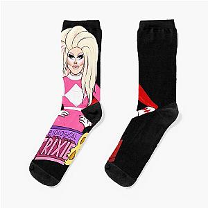 Funny Gift For Trixie And Katya Rangers Beautiful Model Retro Vintage Socks