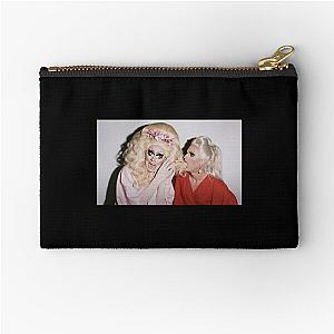 katya eating trixie-s hair   Zipper Pouch