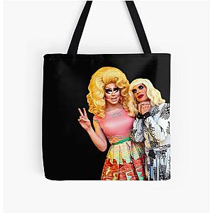 Trixie & Katya 2 All Over Print Tote Bag