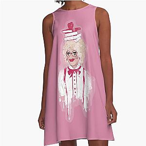 TRIXIE MATTEL RED FOR FILFTH  A-Line Dress