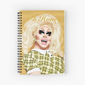 Trixie Mattel ! Oh Honey, Fan Art, CutiePatootie  Spiral Notebook