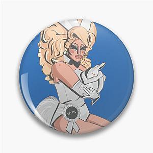 trixie mattel white rabbit blue Pin