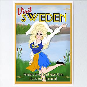 Trixie Mattel Visit Sweden  Poster