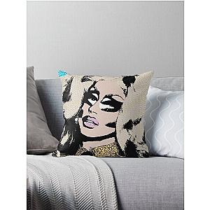 Trixie Mattel style pop art Throw Pillow