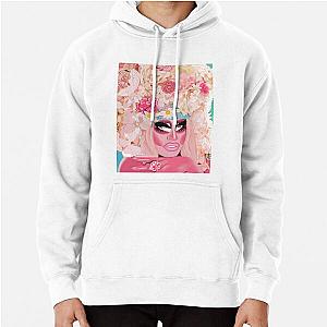 Trixie Mattel in Pink Pullover Hoodie