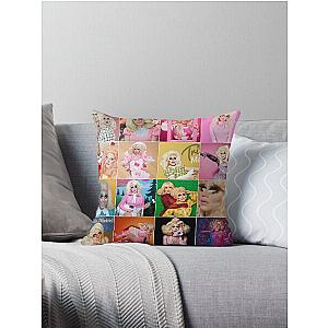 Trixie Mattel Photo Collage Throw Pillow