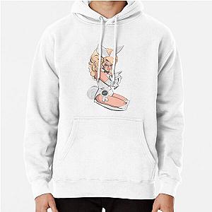 trixie mattel white rabbit blue Pullover Hoodie