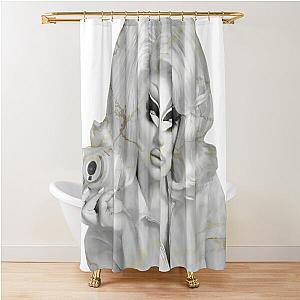 TRIXIE MATTEL MARBLE Shower Curtain