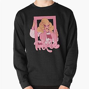 trixie mattel pink frame Pullover Sweatshirt