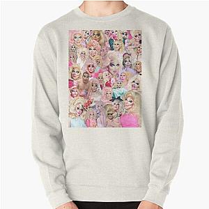 Trixie Mattel Collage  Pullover Sweatshirt