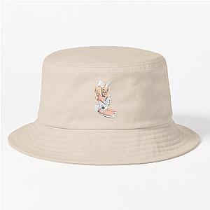 trixie mattel white rabbit pink Bucket Hat