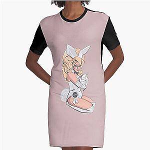 trixie mattel white rabbit pink Graphic T-Shirt Dress