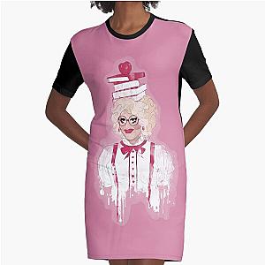 TRIXIE MATTEL RED FOR FILFTH  Graphic T-Shirt Dress