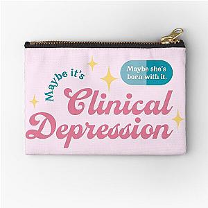 Trixie Mattel - Maybe she's born with it. Maybe it's clinical depression. Zipper Pouch