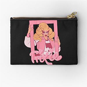 trixie mattel pink frame Zipper Pouch