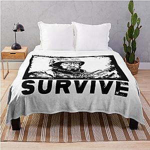 Tropic Thunder T-ShirtSurvive  Throw Blanket