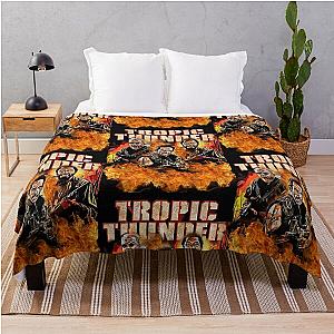 Tropic thunder  Throw Blanket