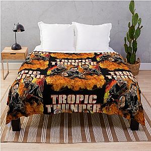 Tropic thunder  Throw Blanket