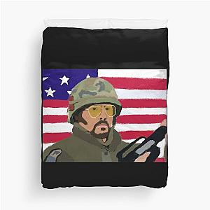 Kirk Lazarus - Tropic Thunder  Sticker Duvet Cover