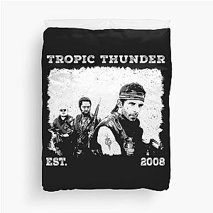 Retro Tropic Thunder Duvet Cover