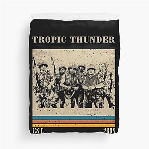 Retro Tropic Thunder Duvet Cover