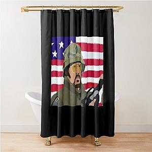 Kirk Lazarus - Tropic Thunder  Sticker Shower Curtain