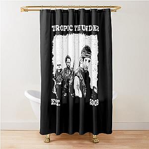 Retro Tropic Thunder Shower Curtain