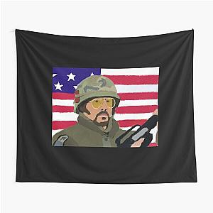 Kirk Lazarus - Tropic Thunder  Sticker Tapestry