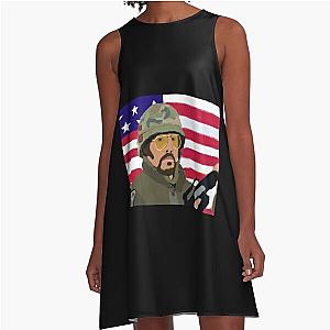 Kirk Lazarus - Tropic Thunder  Sticker A-Line Dress