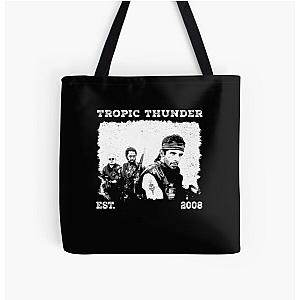 Retro Tropic Thunder All Over Print Tote Bag