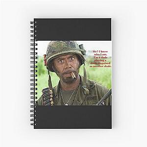 Tropic Thunder -  Kirk Lazarus Spiral Notebook